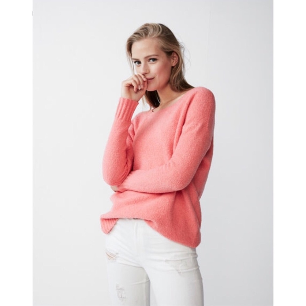 EXPRESS WOMENS OVERSIZED HI-LO TUNIC SWEATER